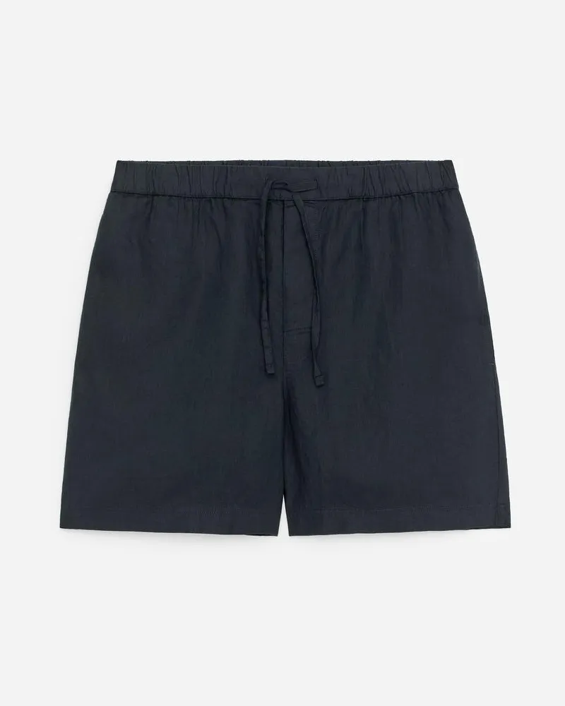 Arket Leinen-Shorts -Blau Blau