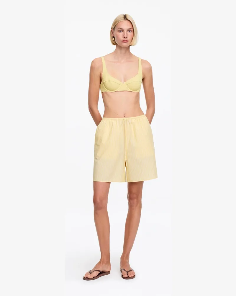 Arket Baumwollshorts -Gelb Gelb