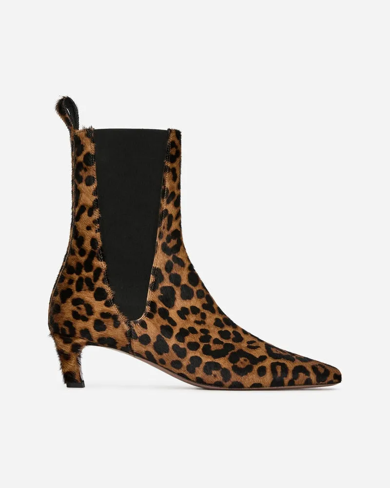 Arket Stiefelette In Ponyhaaroptik -Beige Beige