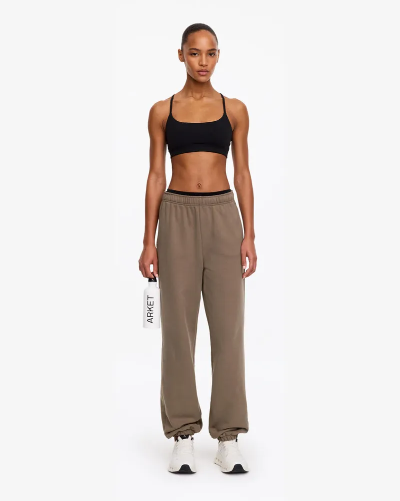 Arket Jogginghose Aus Frottee -Braun Braun