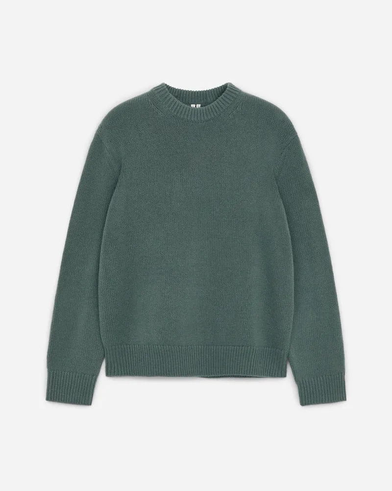 Arket Strickpullover Aus Schwerer Wollmischung -Grün Grün