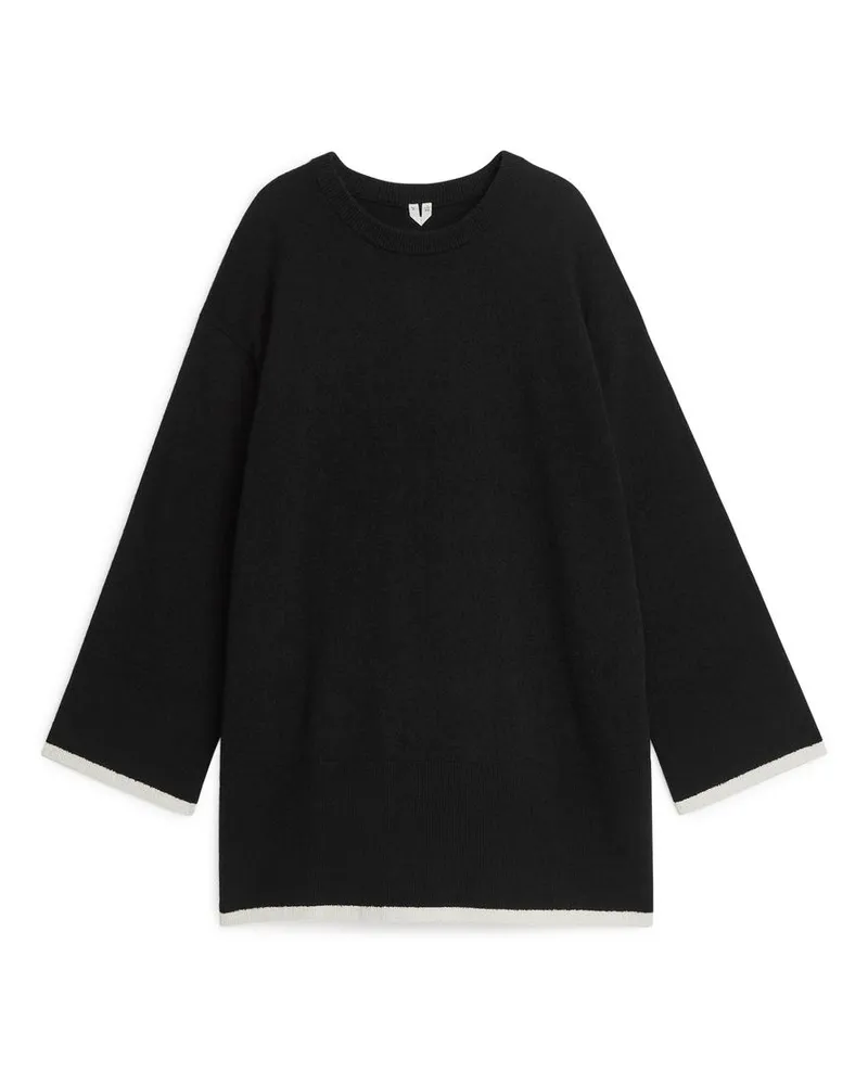 Arket Bouclépullover - Schwarz|Mehrfarbig Schwarz