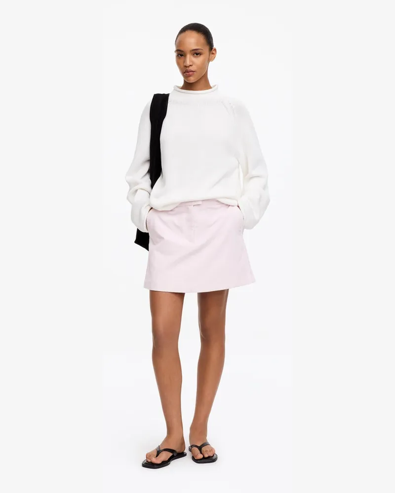 Arket Minirock Aus Cord -Rosa Rosa
