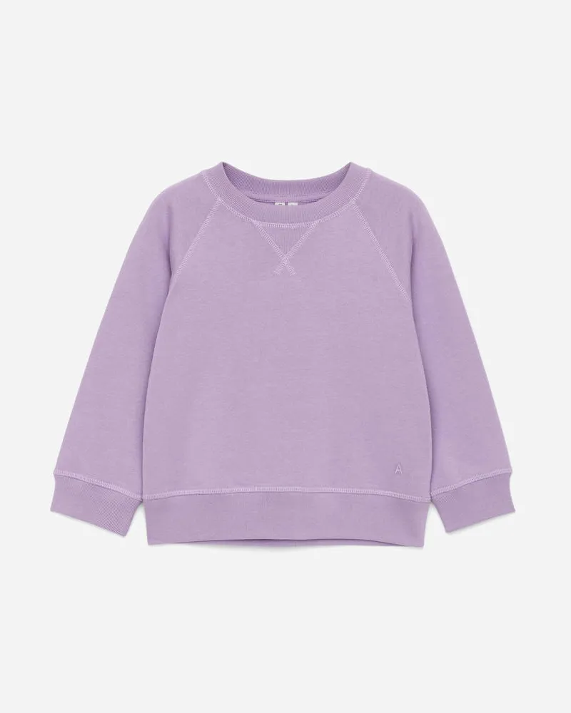 Arket Sweatshirt Aus Baumwolle - Lila Lila