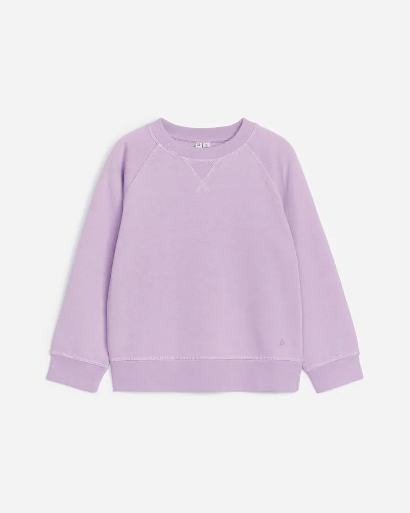 Arket Sweatshirt Aus Baumwolle - Lila Lila