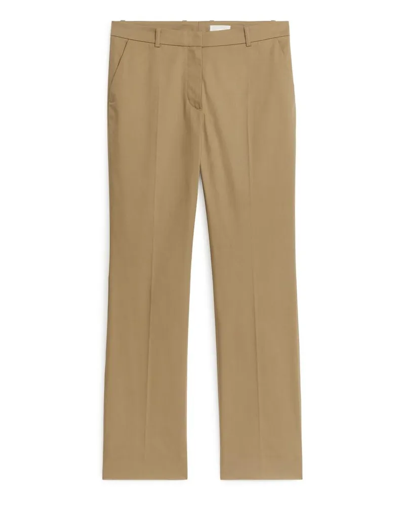 Arket Chino Aus Baumwollstretch - Beige Beige