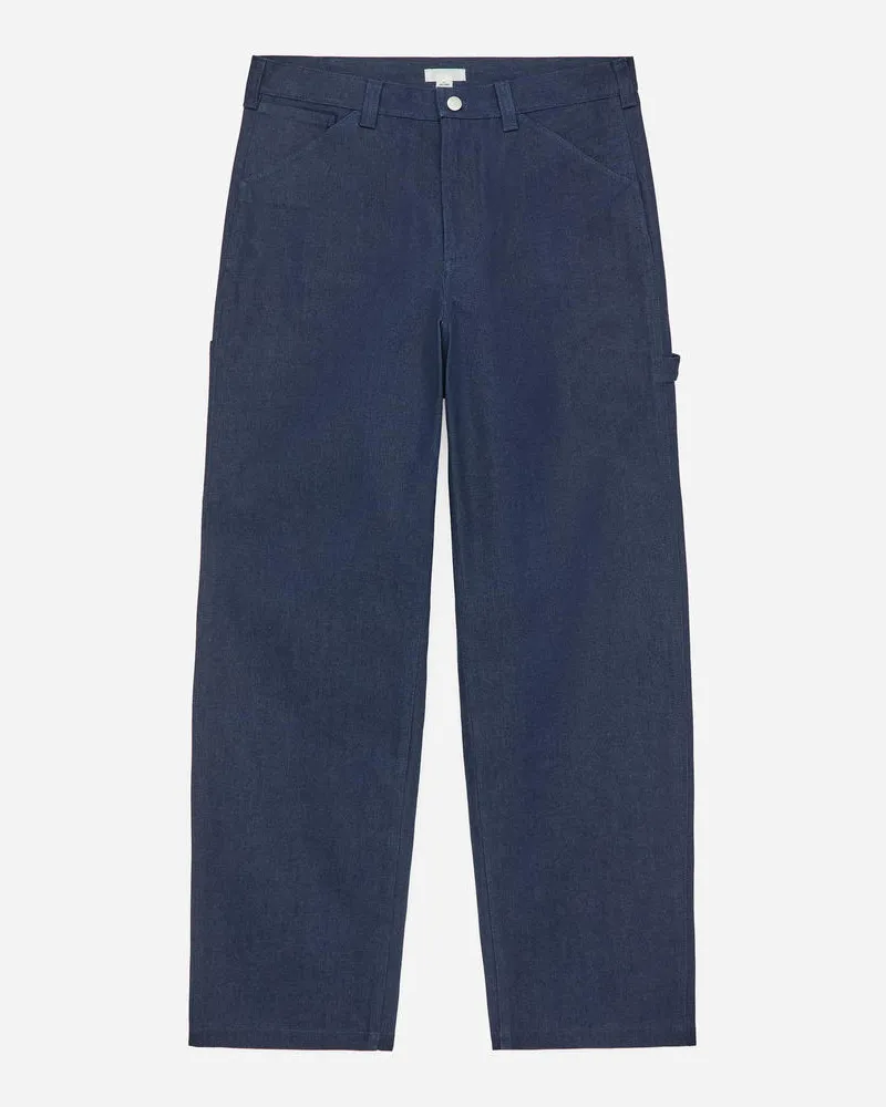 Arket Workwear-Hose Aus Denim -Blau Blau