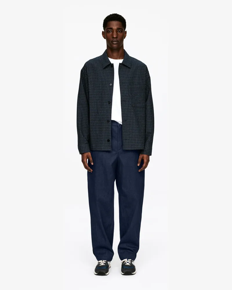 Arket Workwear-Hose Aus Denim -Blau Blau