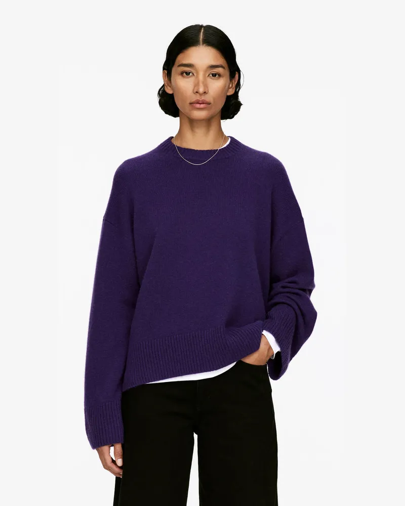 Arket Oversize-Pullover Aus Reinem Kaschmir​ -Lila Lila