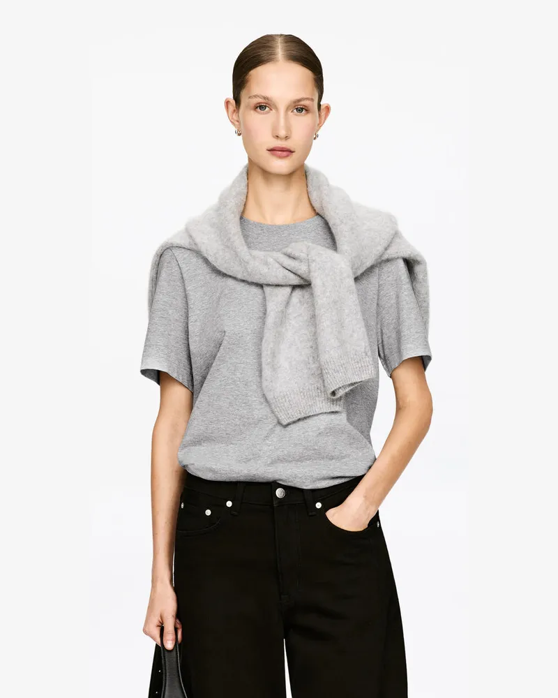 Arket LILY Charakteristisches T-Shirt -Grau Grau