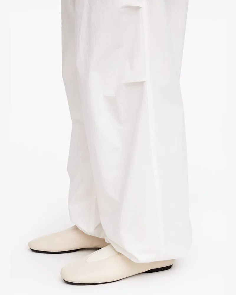 Arket Sportlicher Lederballerina -Beige Beige