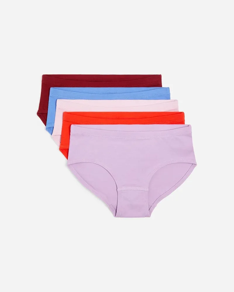 Arket Slips Aus Baumwolljersey 5er-Set -Rot Rot