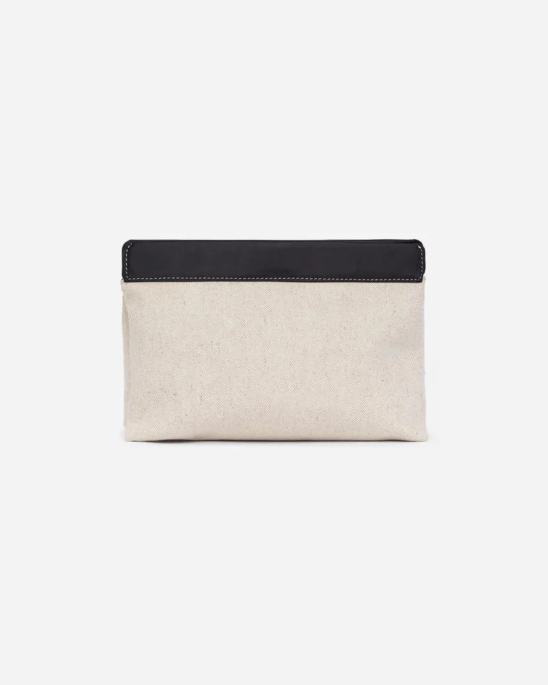 Arket Tasche Aus Canvas Und Leder -Beige Beige