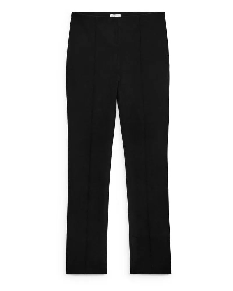Arket Schmale Stretchhose - Schwarz Schwarz