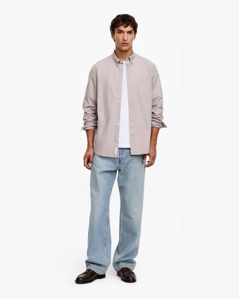 Arket MIST Wide Jeans -Blau Blau