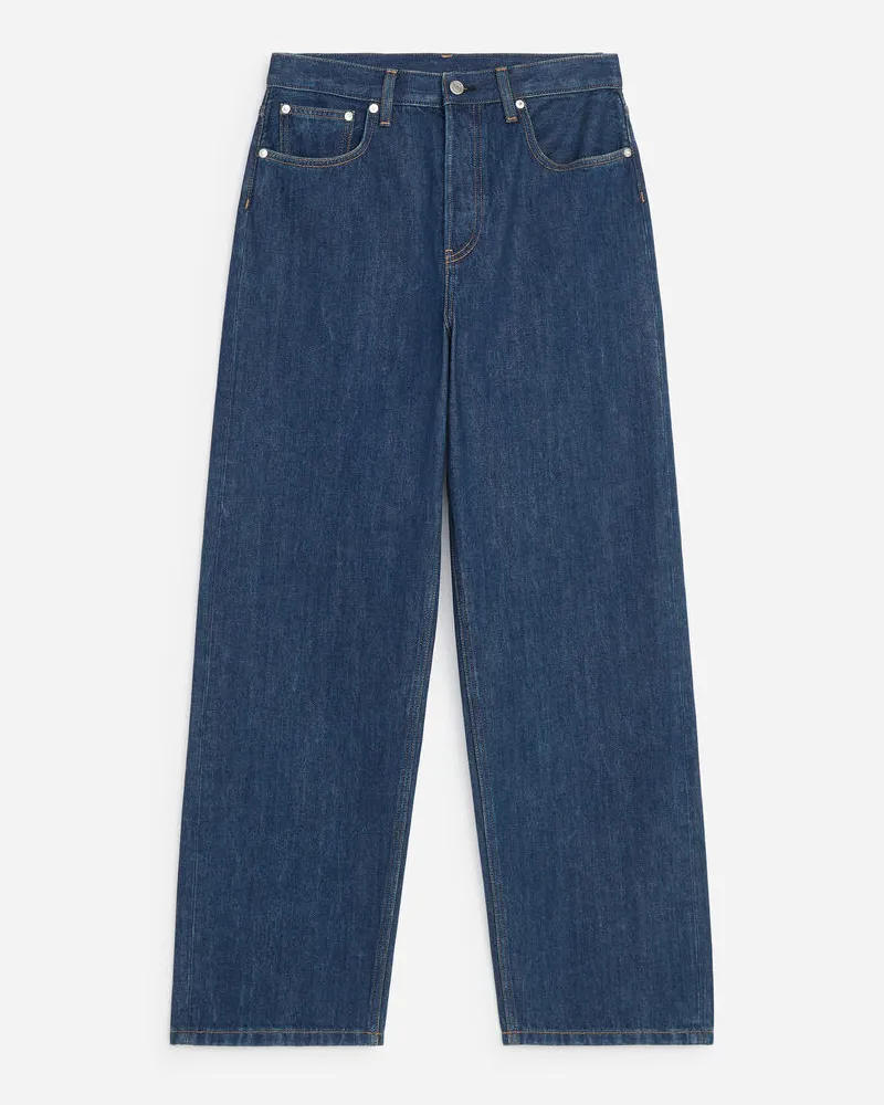 Arket MIST Wide Jeans -Blau Blau