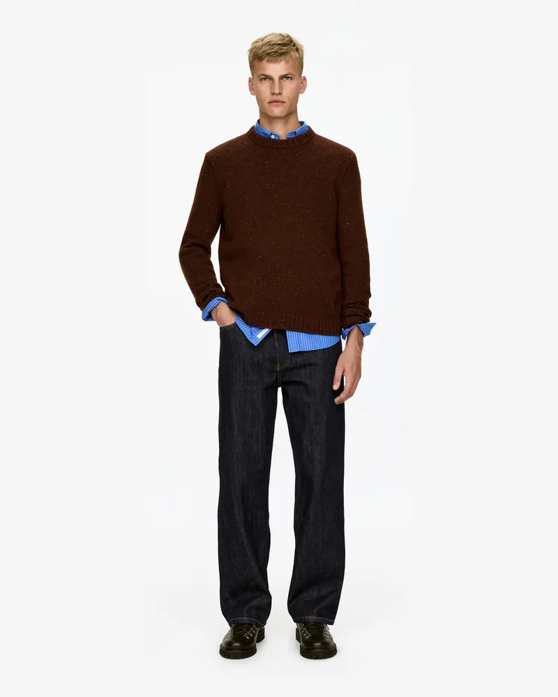 Arket MIST Wide Jeans -Blau Blau