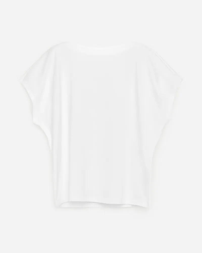 Arket Oberteil Mit Flügelärmeln -Weiß Weiß