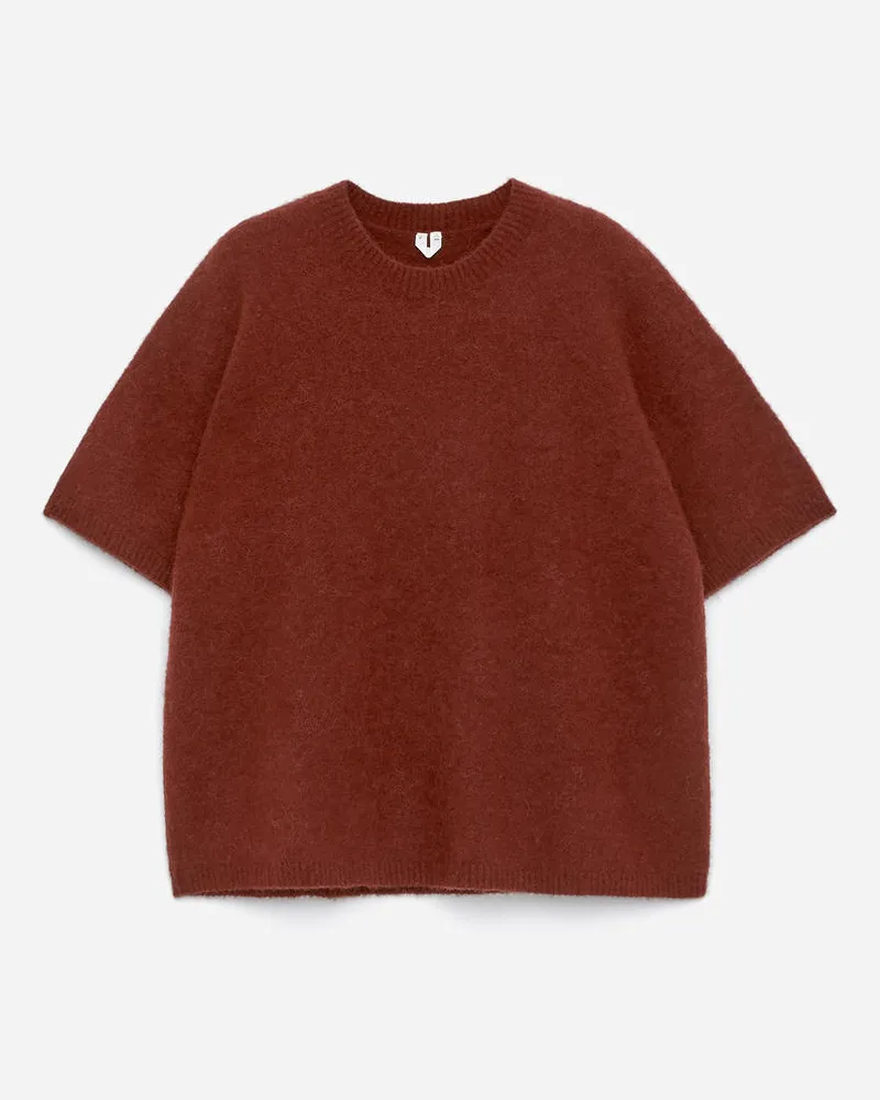 Arket Pullover Aus Alpakawolle Und Wolle -Orange Orange