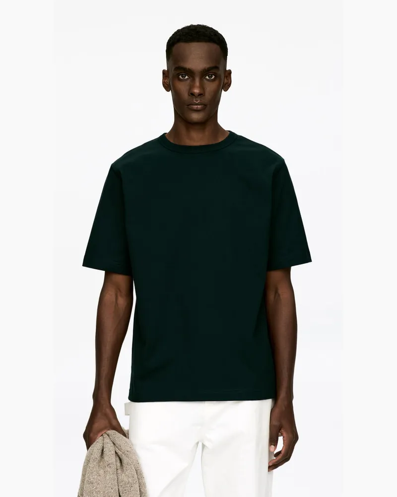 Arket Oversize-T-Shirt 270 GSM -Grün Grün
