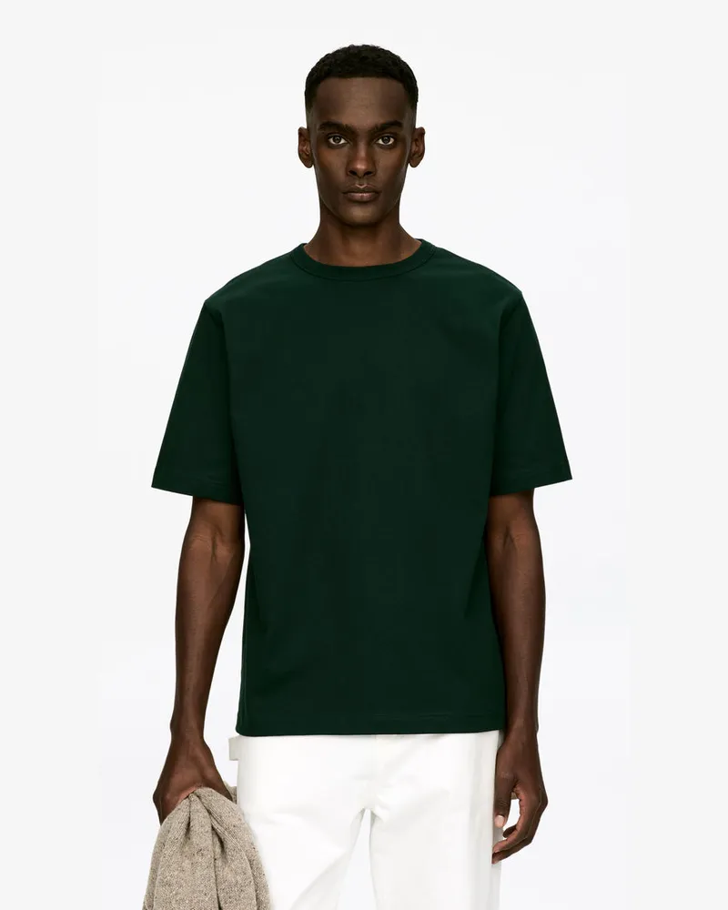 Arket Oversize-T-Shirt 270 GSM -Grün Grün