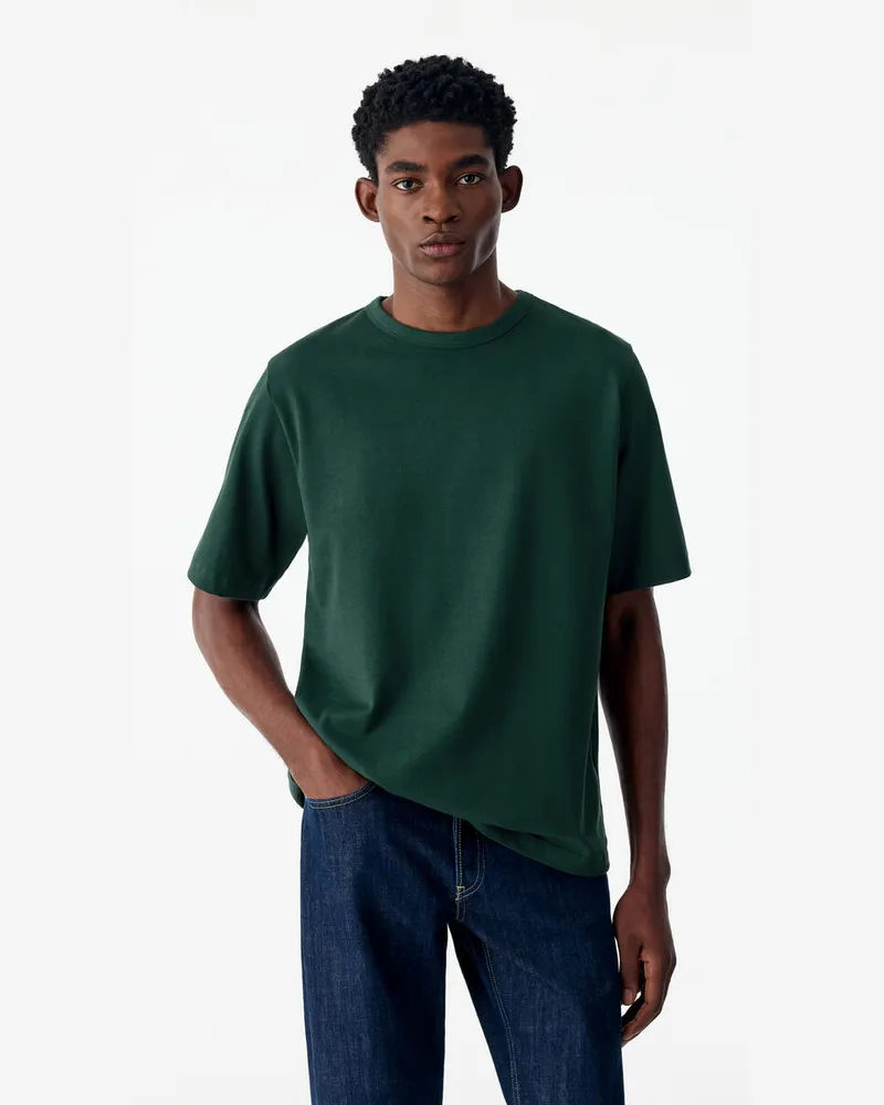 Arket Oversize-T-Shirt 270 GSM -Grün Grün