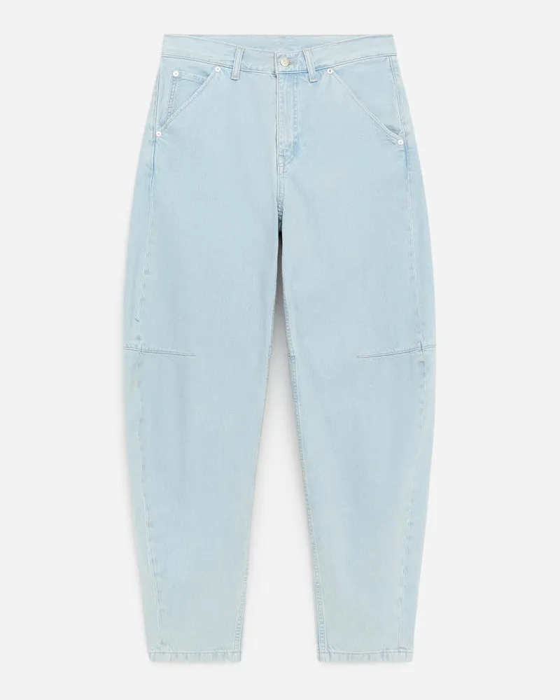 Arket PINE Relaxed Barrel Jeans -Blau Blau