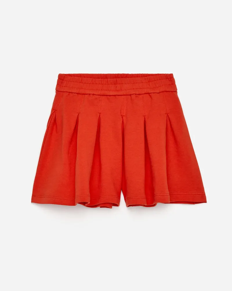 Arket Plissierter Skort -Orange Orange