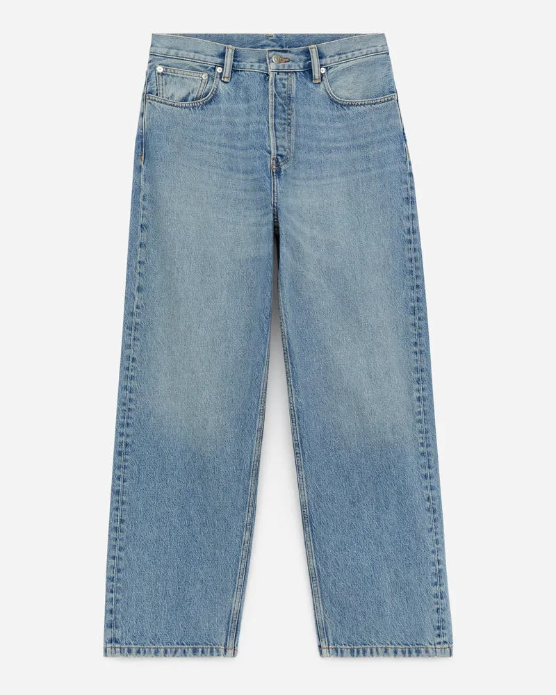 Arket Mist Wide Jeans - Blau Mittelblau