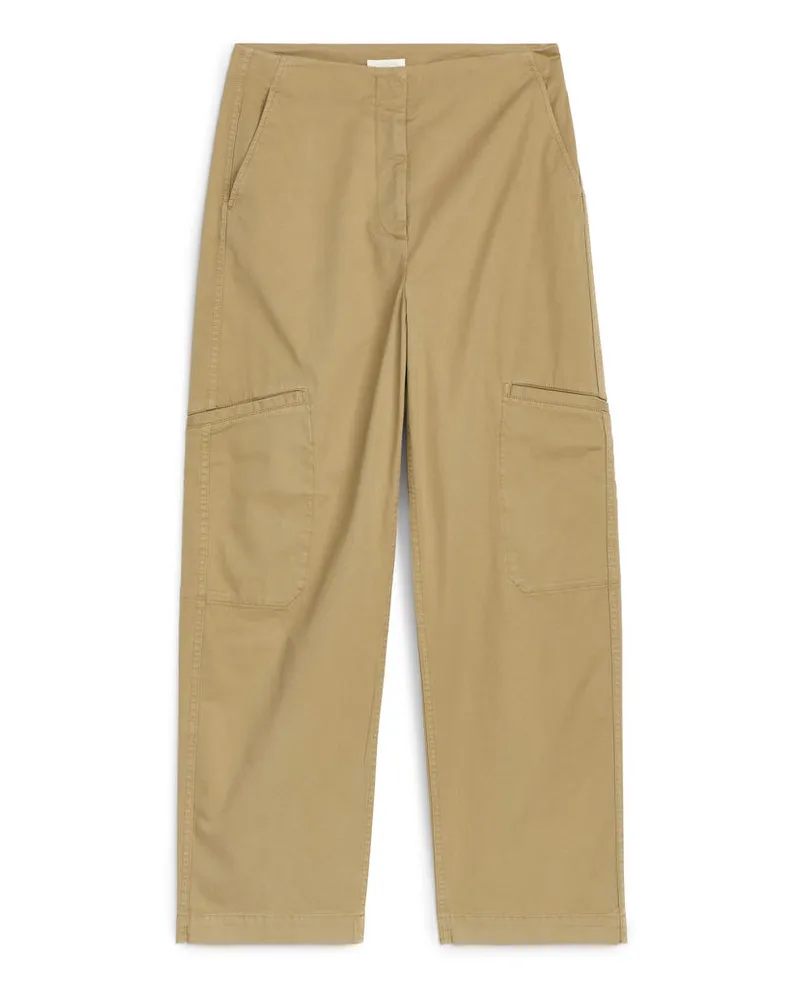 Arket Baumwollhose - Beige Beige