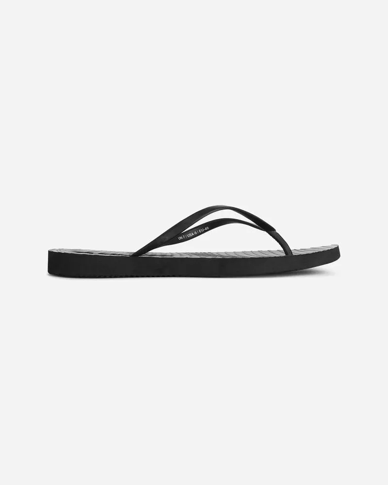 Arket Sleepers Tapered Flip Flops -Schwarz Schwarz
