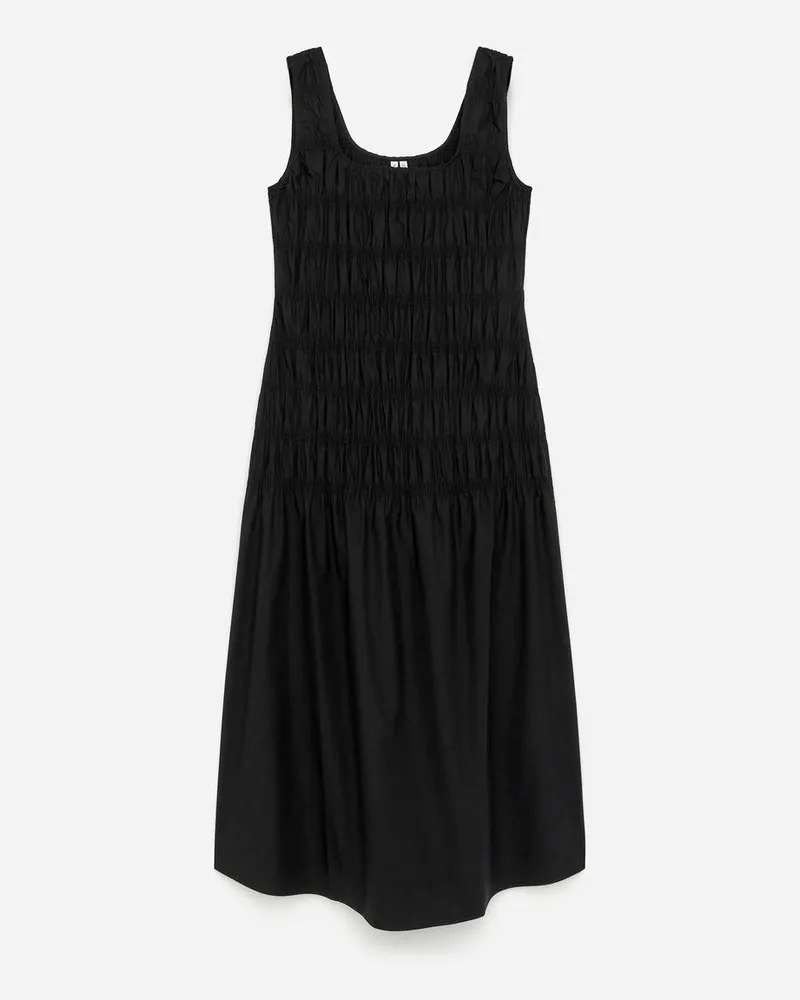 Arket Gesmoktes Kleid -Schwarz Schwarz
