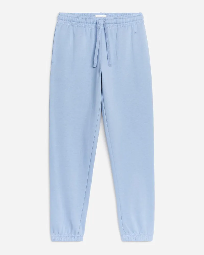 Arket Jogginghose Aus French Terry - Blau Taubenblau