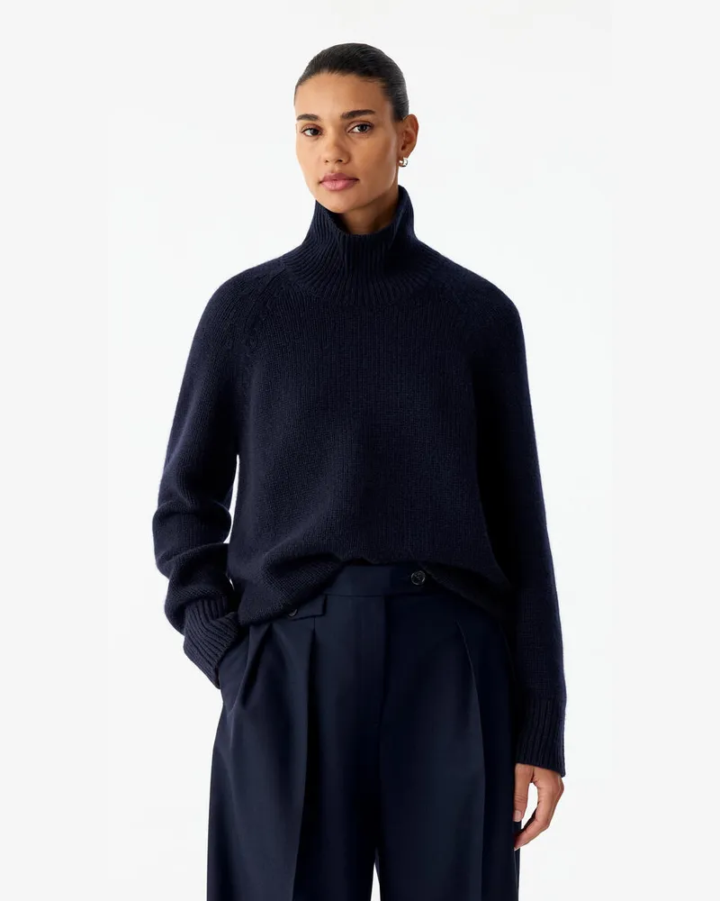 Arket Dicker Pullover Aus Reinem Kaschmir -Blau Blau