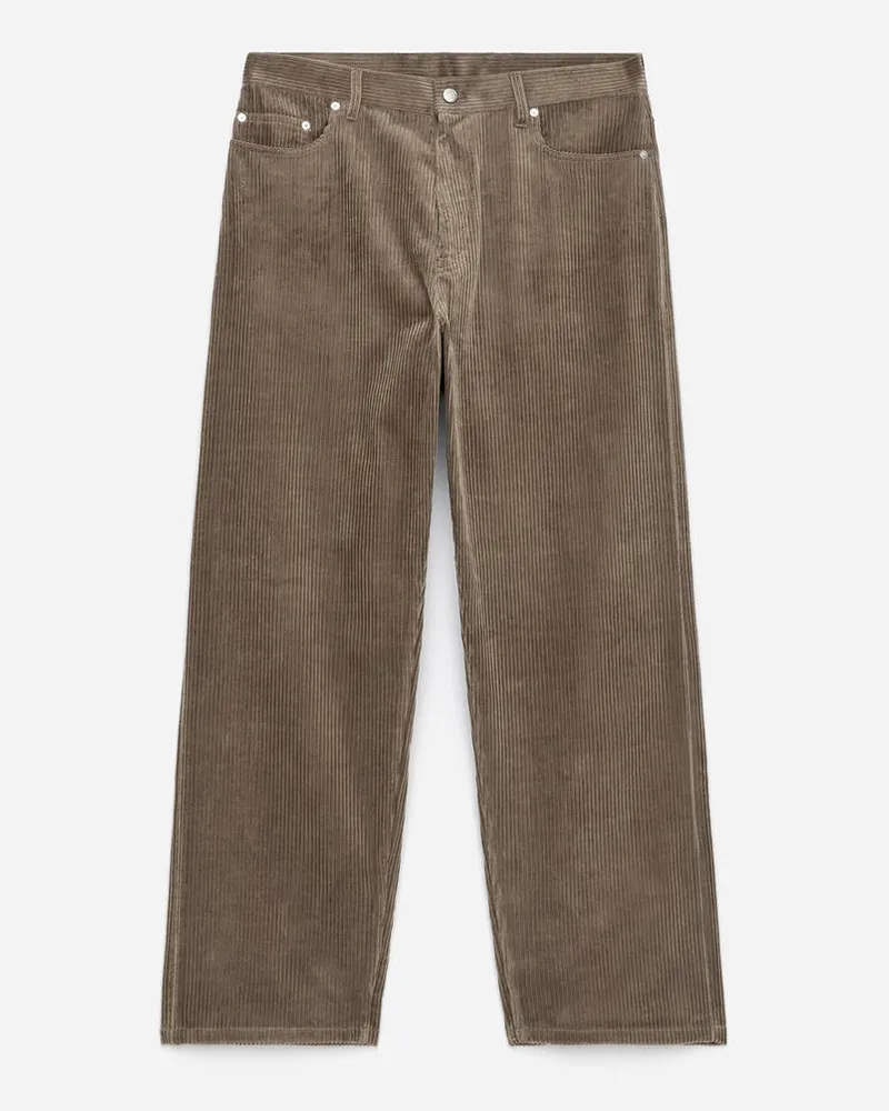 Arket Lockere Hose Aus Cord -Beige Beige