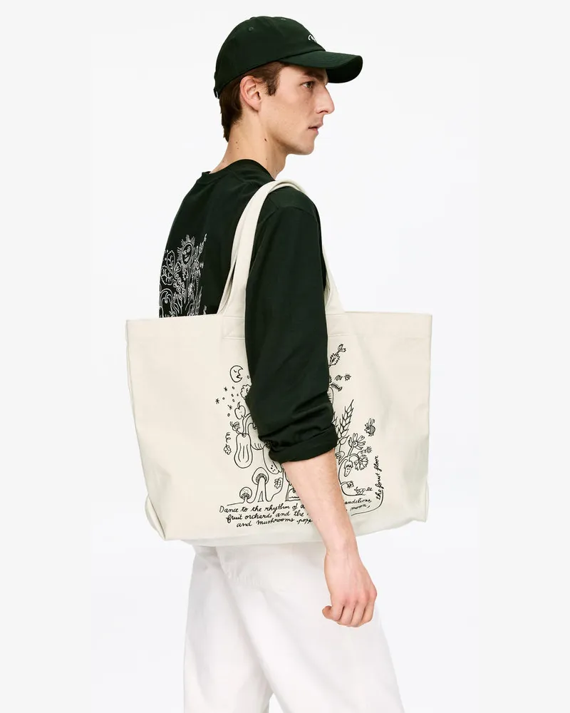 Arket ARKET CAFÉ Canvas-Tragetasche -Schwarz Schwarz