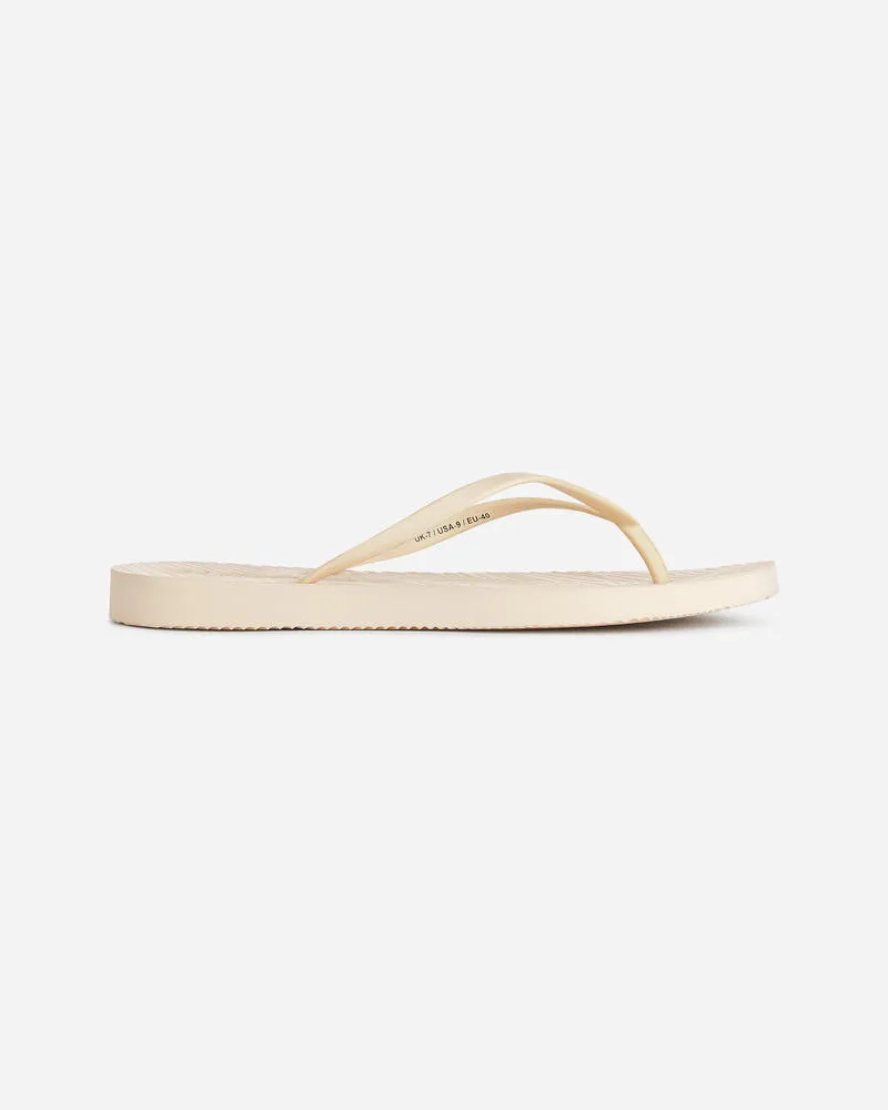 Arket Sleepers Tapered Flip Flops - Beige Eierlikör