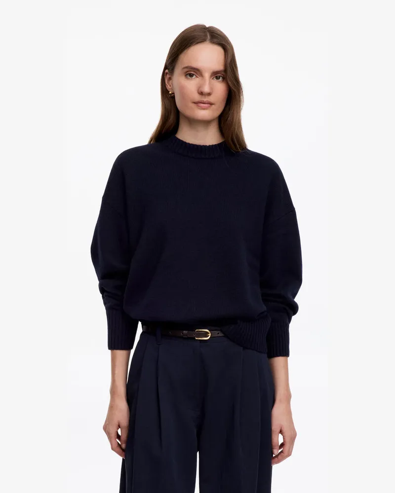 Arket Oversize-Pullover Aus Reinem Kaschmir​ -Blau Blau