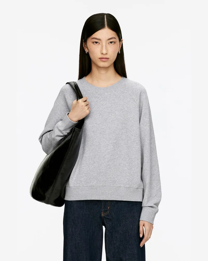 Arket Frottee-Sweatshirt -Grau Grau