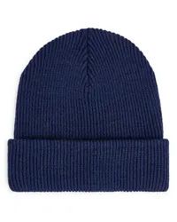 Arket Gerippte Beanie Blau