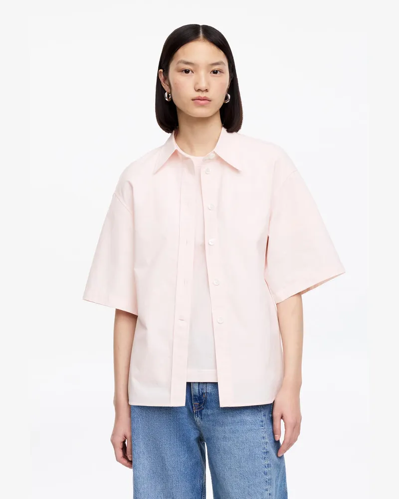 Arket Kurzärmlige Hemdbluse -Rosa Rosa