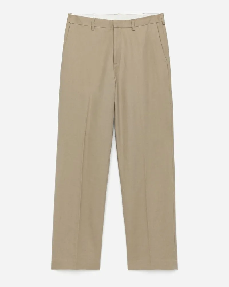 Arket Hose Aus Leinen Und Baumwolle -Beige Beige