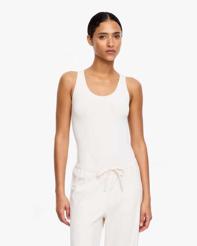 Arket Body Mit Racerback -Weiß Weiß