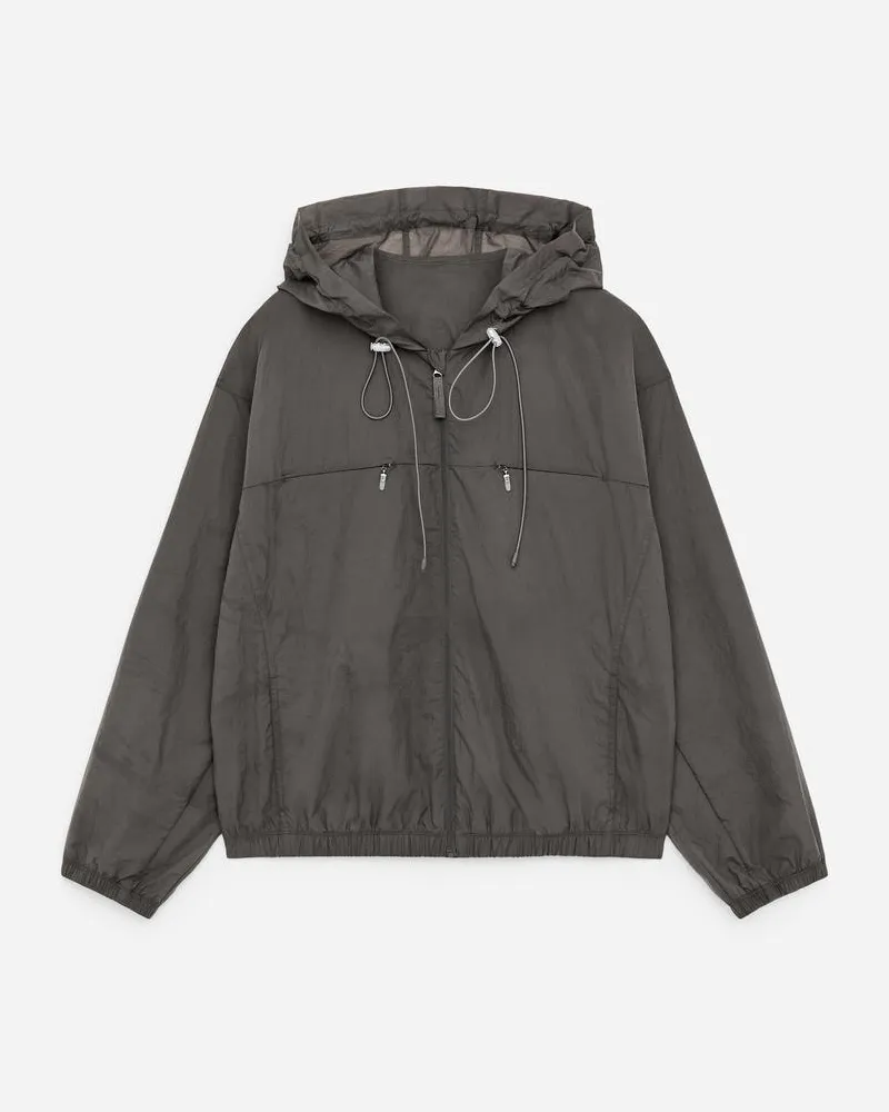 Arket Windbreaker Aus Ripstop -Grau Grau