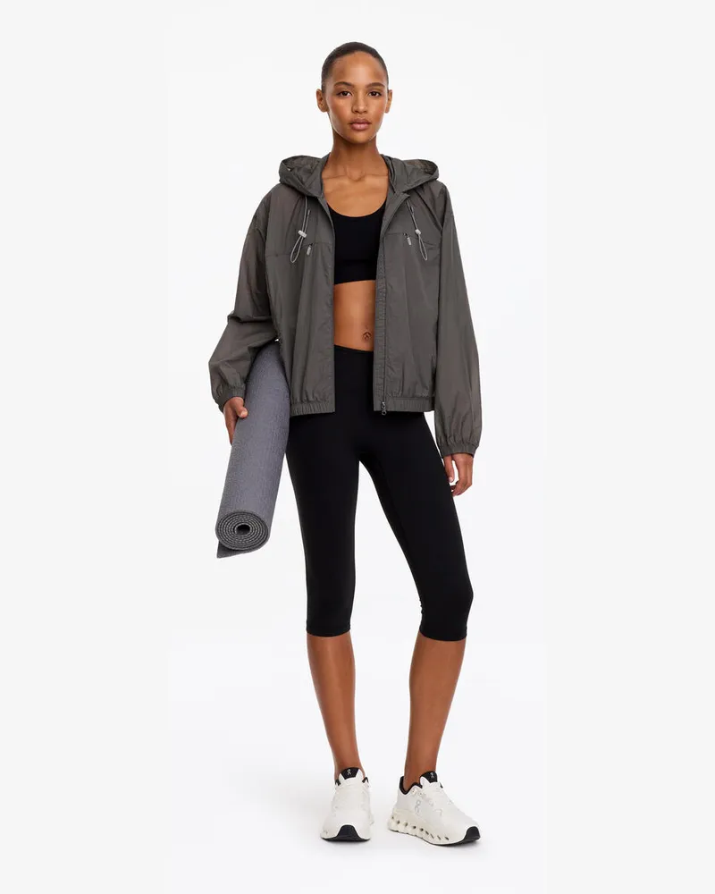 Arket Windbreaker Aus Ripstop -Grau Grau