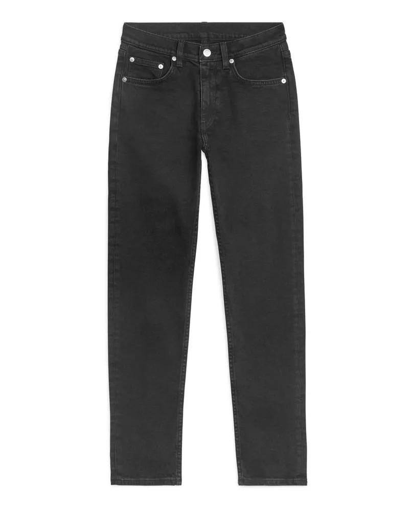 Arket Verkürzte Stretch-Jeans SLIM -Grau Grau