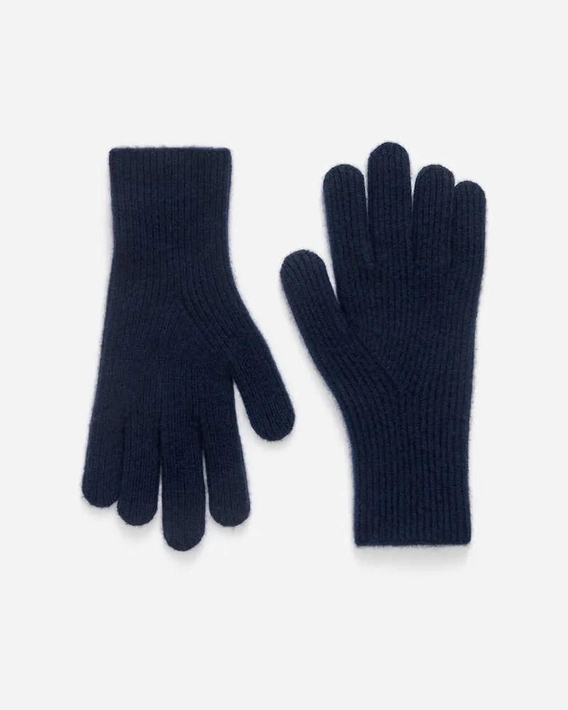 Arket Handschuh Aus Wolle Und Kaschmir -Blau Blau