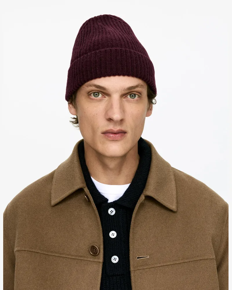 Arket Woll-Beanie -Lila Lila