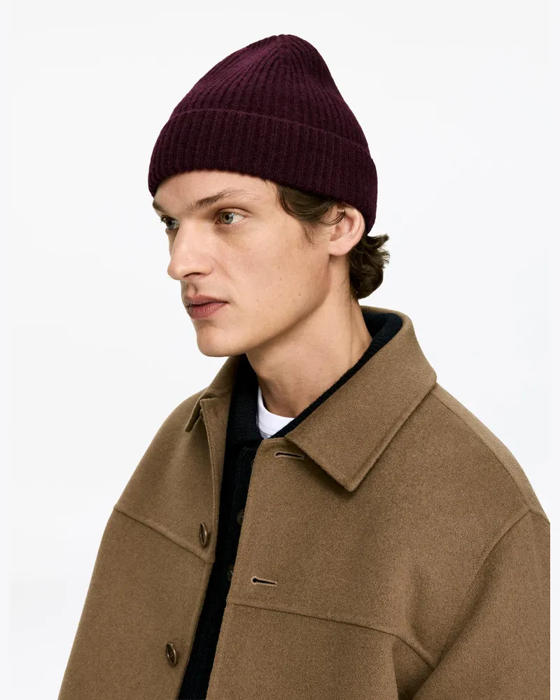 Arket Woll-Beanie -Lila Lila