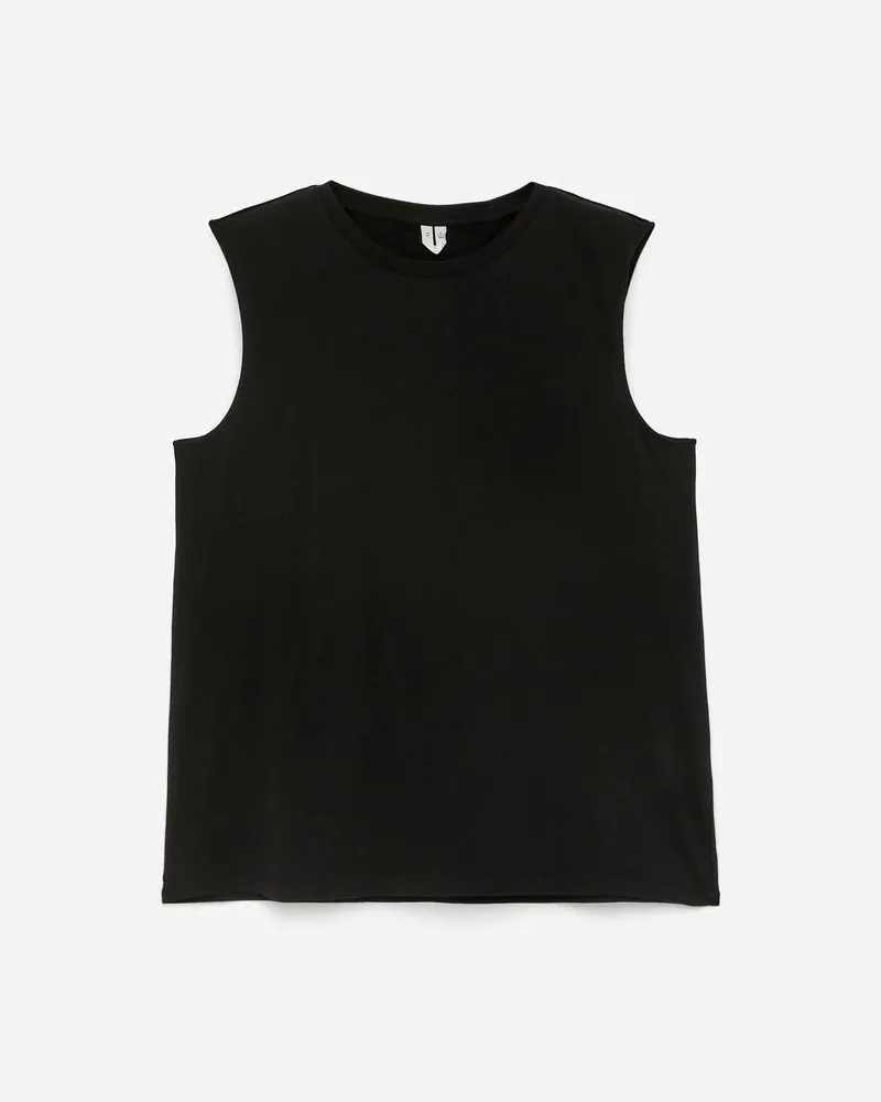 Arket Lockeres Tanktop -Schwarz Schwarz